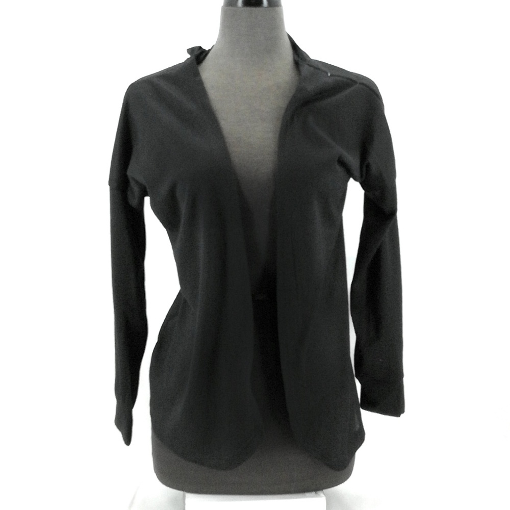 Moral Fiber Women's Black Long Sleeve Cardigan Size M - Picture 1 of 4
